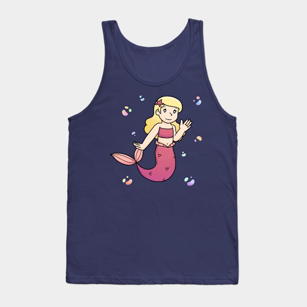 Cute mermaid Tank Top by KammyBale